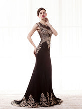 Elegant Dark Chocolate Formal Evening Dress EN125